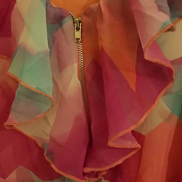Cato Multicolor Ruffle Dress - Picture 3 of 5